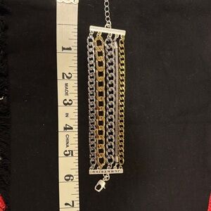 Jennifer Lopez Two-Tone Chain Bracelet